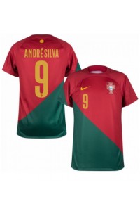 Portugal Andre Silva #9 Fotballdrakt Hjemme Klær VM 2022 Korte ermer